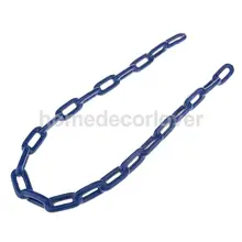 Прочная металлическая цепочка с пластиковым покрытием длиной 1,8 м, аксессуары для игрушек на открытом воздухе, синий цвет