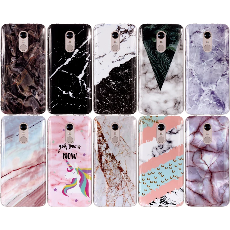

Fashion Marble Soft TPU Case Cellular Phone Silicone Cover Shell Coque Fundas Hull Capa for xiaomi Redmi 5 Plus Pocophone F1