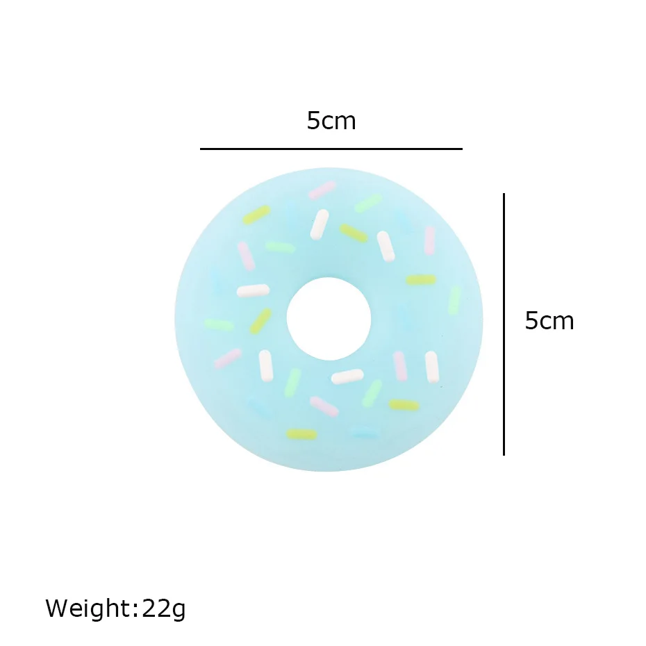 1 шт. Силиконовая Круглая пончик пищевого класса Силиконовые Прорезыватели DIY зубные кольца для детей ожерелье мультфильм BPA Акция Детские трофеи