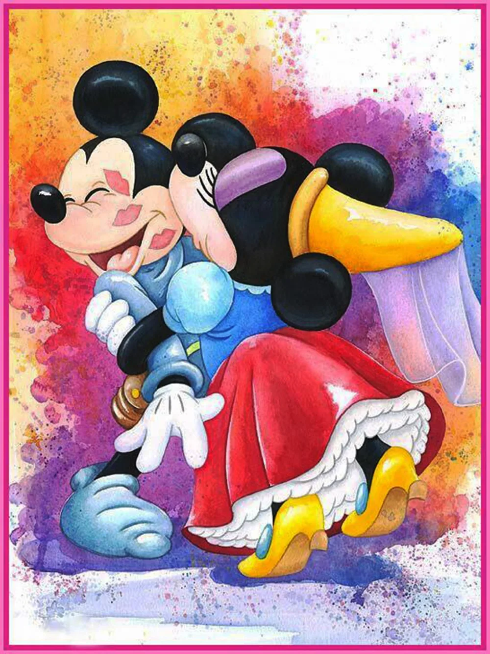 

DIY 5D Diamond Painting Cross Stitch Mickey Mouse 2019 Kit Diamonds Embroidery Square Drill Handcraft Home Decor Craft Art