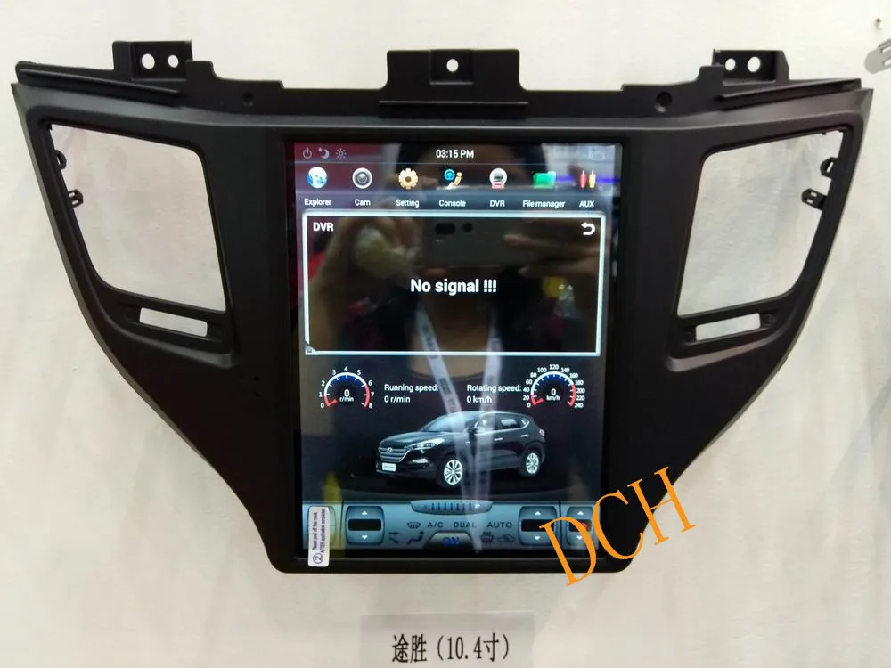 10,4 ''вертикальный Большой экран Tesla стиль Android 8,1 PX6 автомобильный DVD gps навигатор плеер для hyundai IX35 Tucson