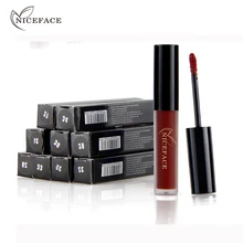 Niceface 24 цвета водостойкая матовая металлическая губная помада долговечная питательная жидкая губная помада палочка наборы для макияжа Блеск для губ
