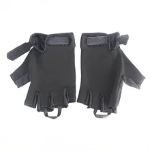 Спорт на открытом воздухе Половина пальцев перчатки тактические охотничьи армейские мужские перчатки для страйкбола рыбалки Пешие прогулки Кемпинг гоночные перчатки с регулировкой