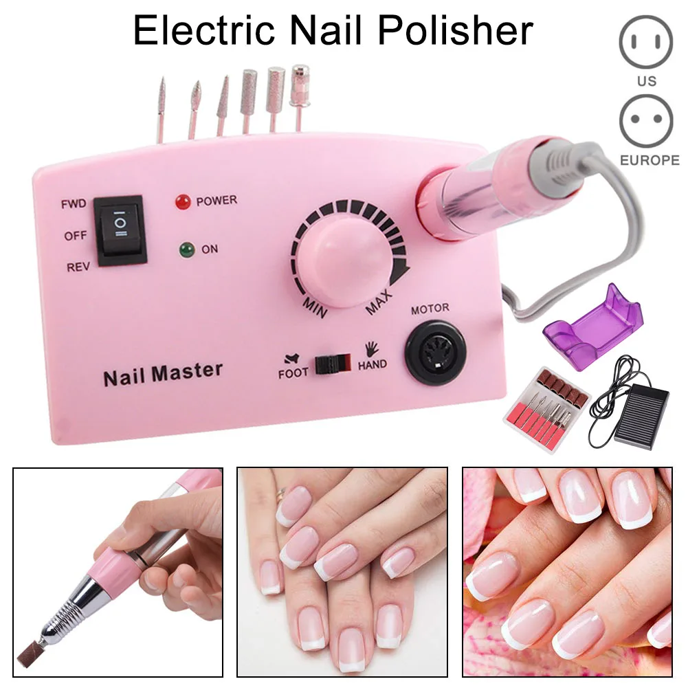 

Electric Nail Drill Machine Kit 35000 RPM Nail Cutter Bit File Manicure Pedicure Tools Set Hot Mdf