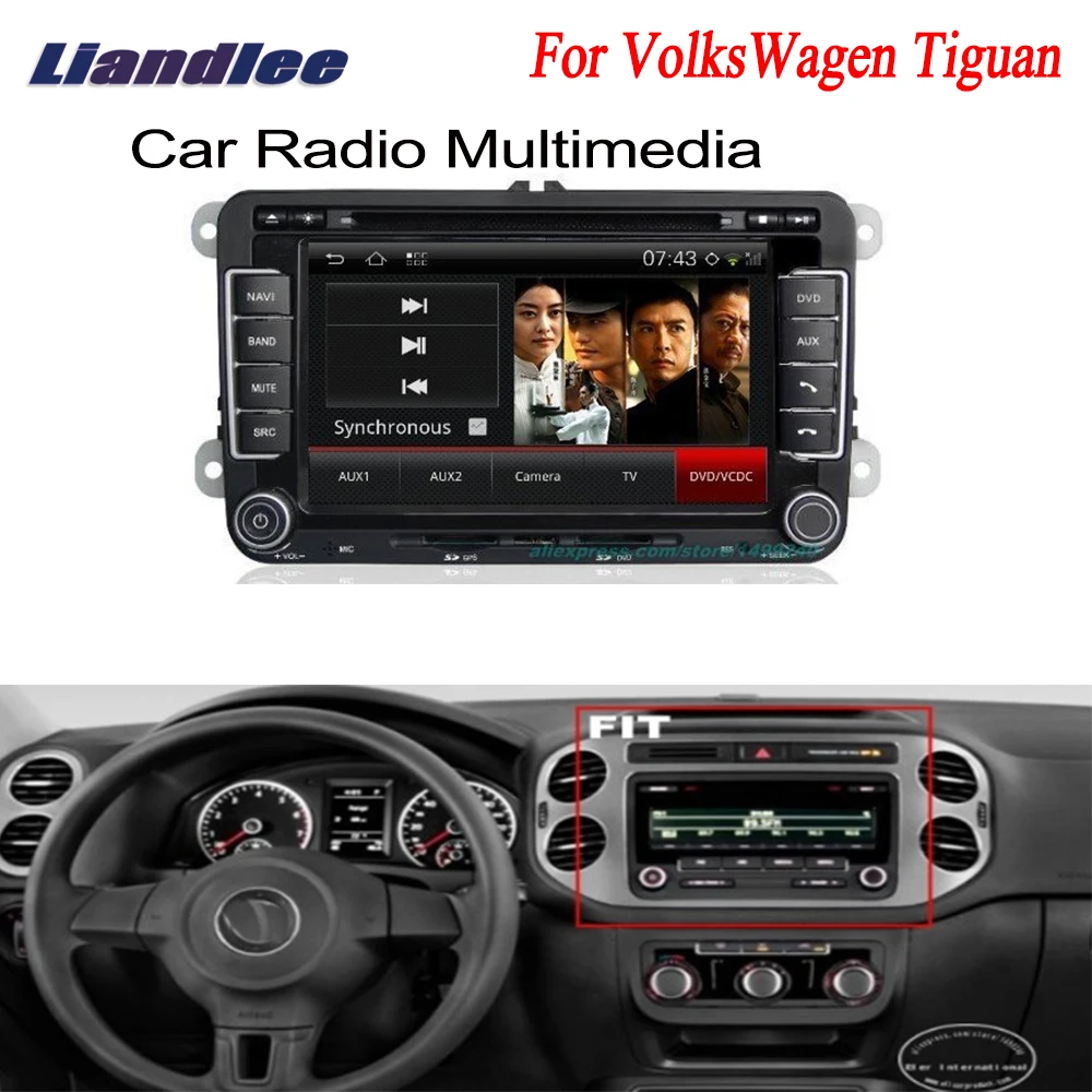 

Liandlee 2 din Car Android For VolksWagen VW Tiguan 2007~2013 GPS Navi Navigation Radio TV CD DVD Player Audio Video Stereo OBD2