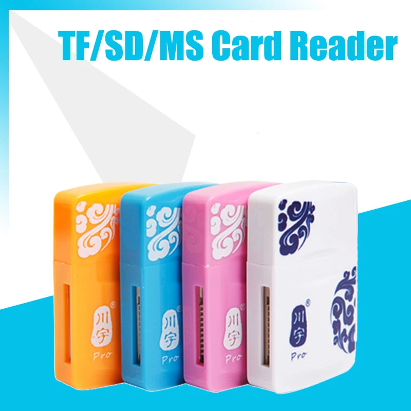 Кардридер Kawau C285 USB 2 0 Micro SDXC SDHC TF мини адаптер для SD/ MS/ MMC Pro Duo/ MicroSD|adapter for micro sd|card reader