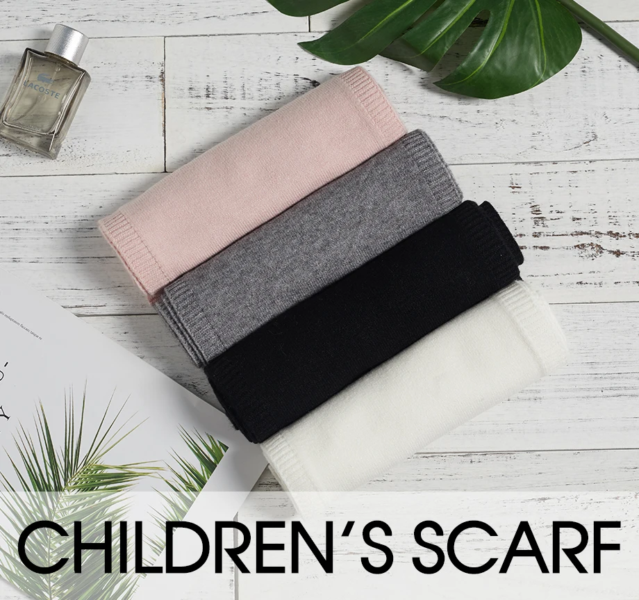 Children Scarf Classic Solid Kid Scarves Winter Cashmere Girl And Boys Wool Shawls 2019 New Fashion Brand Knitting Wool Scarf (1)