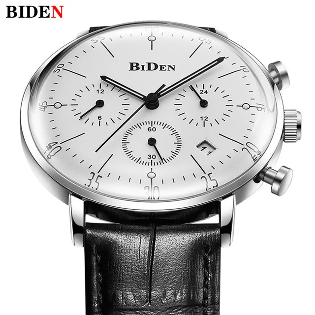 

BDIEN Brand Fashion Leather Mens Quarts Watches Black Men Wrist Watch 2019 Mens Watches Top Brand Luxury Casual Watch Clock