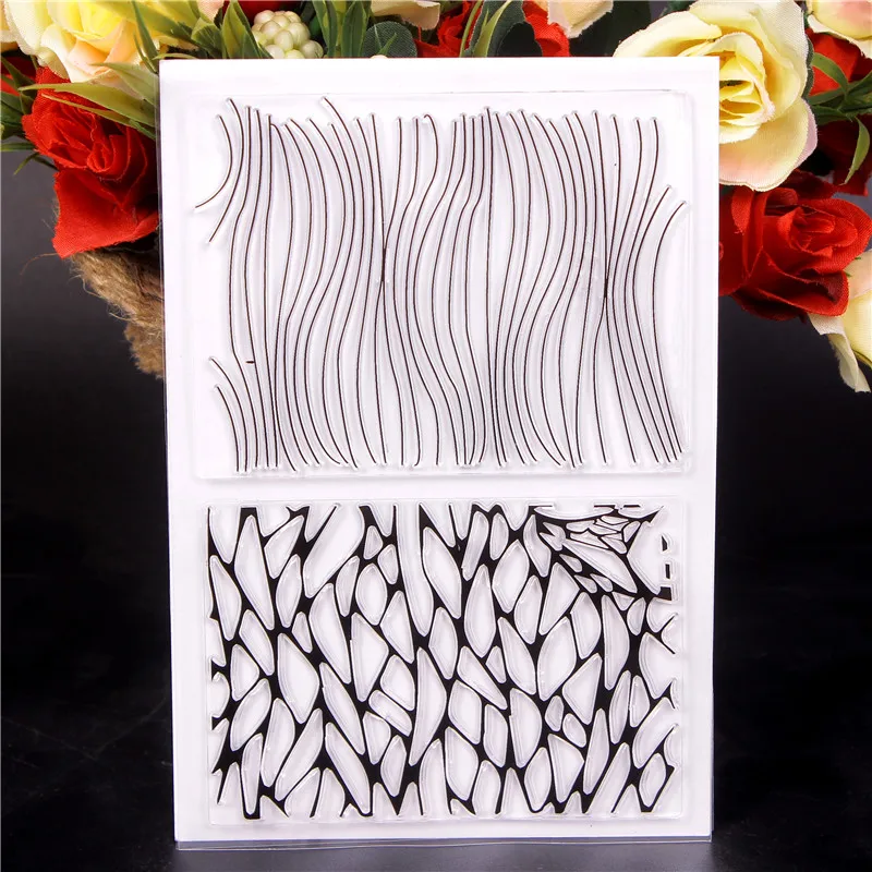 

Transparent Clear Silicone Stamps for DIY Scrapbooking Card Making diy photo Roller album Decorative crack