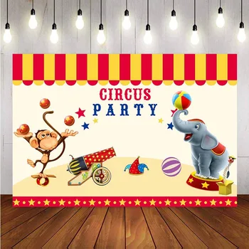 

Photography Backdrop Circus Fiesta Theme Background Birthday Party Party Supplies Banner Fiesta Event Decoration fotografia