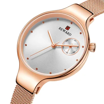 

Women Luxury Rose Gold Wrist Watch Stylish Slim Milan Steel Clock Perfect Gift Watch for Mom Girlfriend Montre Femme 2019 Hours