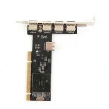 5 портов USB 2,0 USB2 PCI карты контроллер адаптер конвертер для NEC оптовый магазин