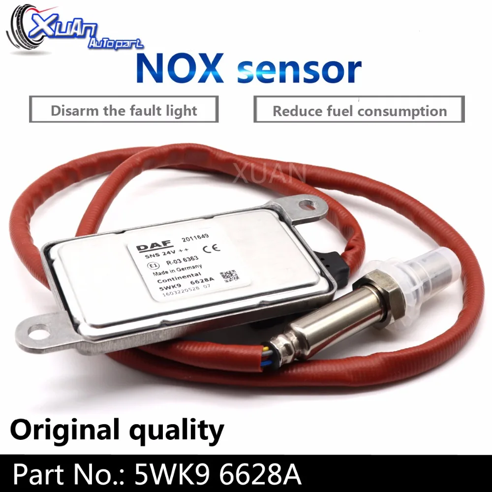 

XUAN High Quality New Manufactured Nitrogen Oxide NOX Sensor For DAF Truck XF105 CF75 CF85 EURO5 5WK9 6628A 1793379