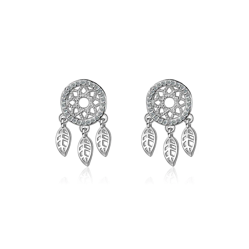 

100% 925 sterling silver wholesale sunflower women gift ladies`stud earrings jewelry drop shipping Anti allergy student girls