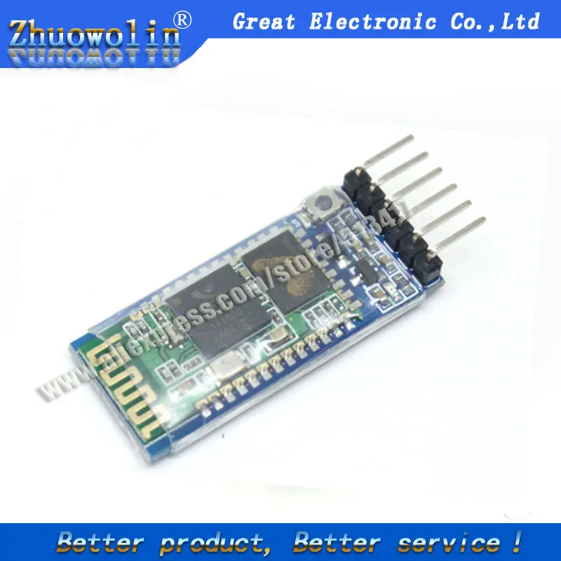 1 шт. HC05 HC-05 подчиненная 6pin JY-MCU антиреверса встроенный Bluetooth модуль