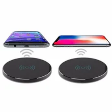 Ultra-thin Qi Wireless Fast Charging Pad for iPhone X 8 Plus Samsung Galaxy S6 S7 S8 Note 8
