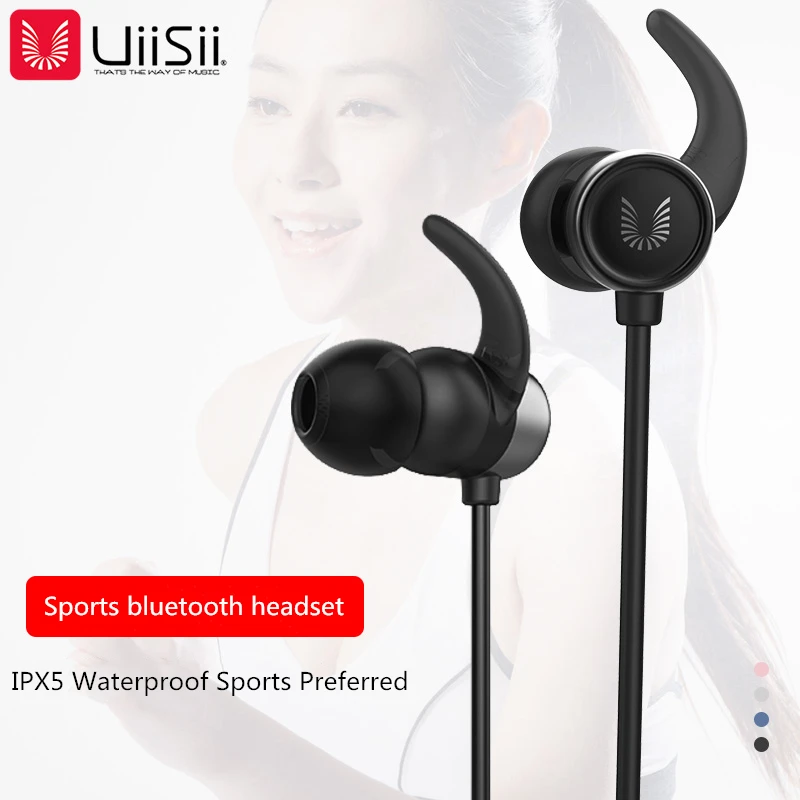 Беспроводные Bluetooth наушники вкладыши UiiSii BT600 спортивная водонепроницаемая