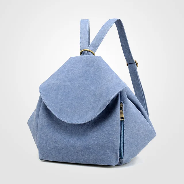 

New Summer Bag Korean Leisure Canvas Backpack Simple Ms. Backpack Wild Travel Packet