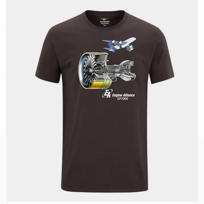 

2019 New Model Summer Air Force One Pilot Brand Young Men And Women Lovers Pure Cotton Men's Short Sleeve T-Shirt Men Loose