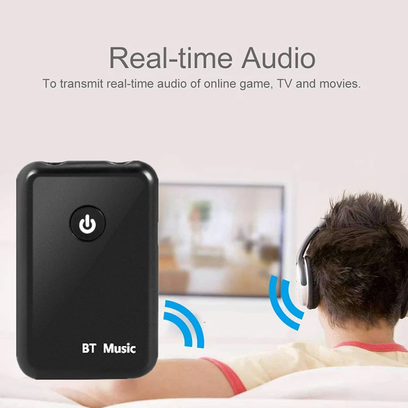 Rovtop 2 в 1 Bluetooth V4.2 передатчик приемник адаптер 3,5 мм стерео аудио Музыка MP3 адаптер передатчик для домашнего ТВ автомобиля Z2