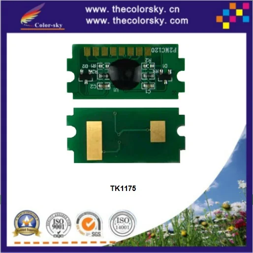 8 шт./лот лазерного принтера тонер картридж сброс настроек чип для Kyocera Ecosys M2040DN/M2540DN/M2640ID TK1175 7,2 K (TY-TK1175)