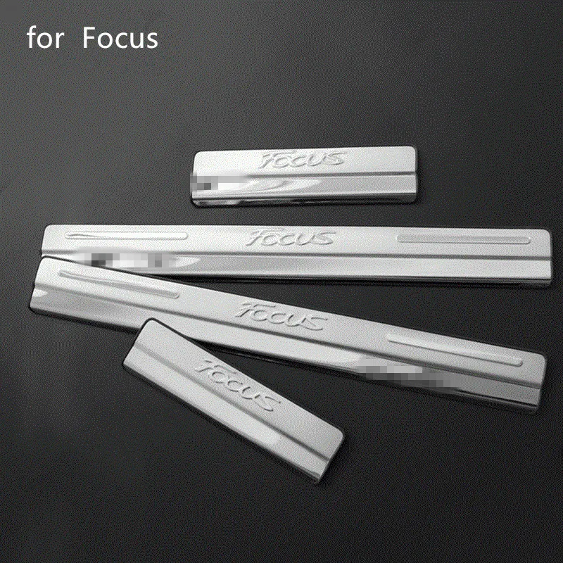 

Stainless Steel Scuff Plate/Door Sill Door Sill Protector Molding For new FordFord Focus 2 Focus 3 Mk3 212-2018 Car styling