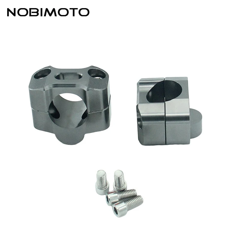 

Off Road Motorcycle Bar Clamps Handle Riser High Quality Raised Handlebar Fit For 28 MM 1-1/8 Fat Bar Pit Dirt Motorbike CNC-195
