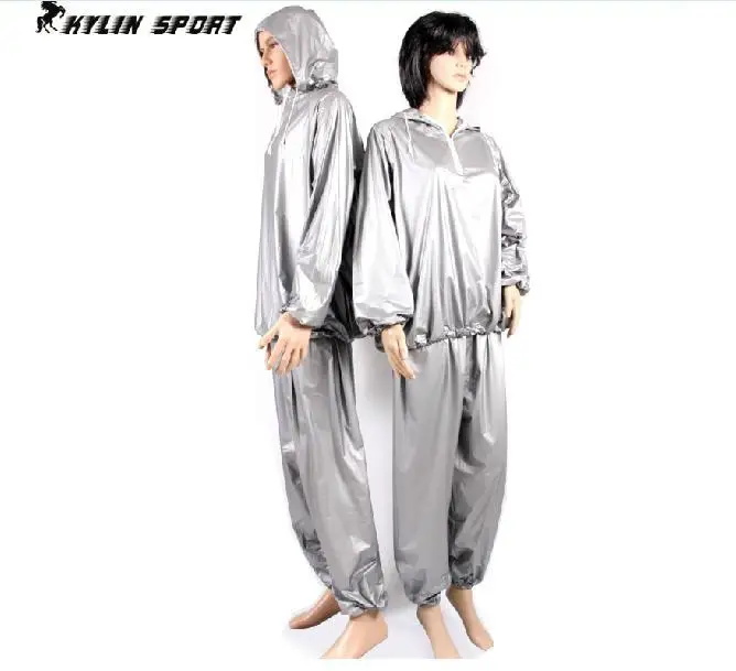 silver sweatsuit