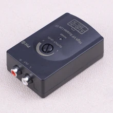 DWCX 0-2 В Аренда профессионального аудио RCA Динамик высокого на низкий уровень Подводя линии Выход конвертер и проводки адаптер