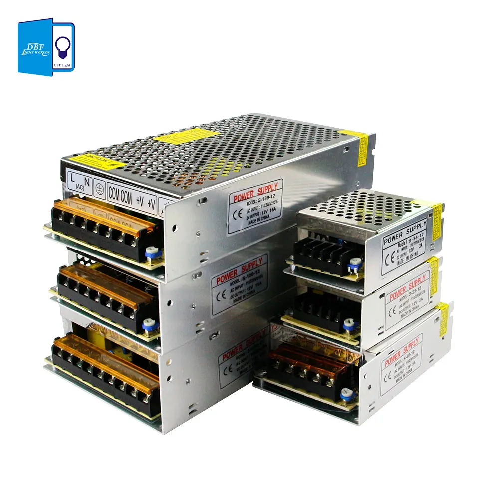 [DBF] Универсальный Регулируемый импульсный источник питания постоянного тока 12 В