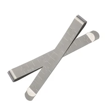 20 шт. высококачественный металлический зажим для денег из нержавеющей стали модный простой серебряный доллар денежный зажим держатель кошелек для мужчин и женщин