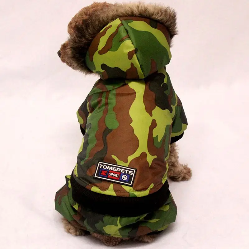 

Autumn Winter Dog Clothes Fashion Camouflage Hoodies Waterproof Dog Clothes for Small Dogs Coat Jacket Pet Clothing Outfit S-XL