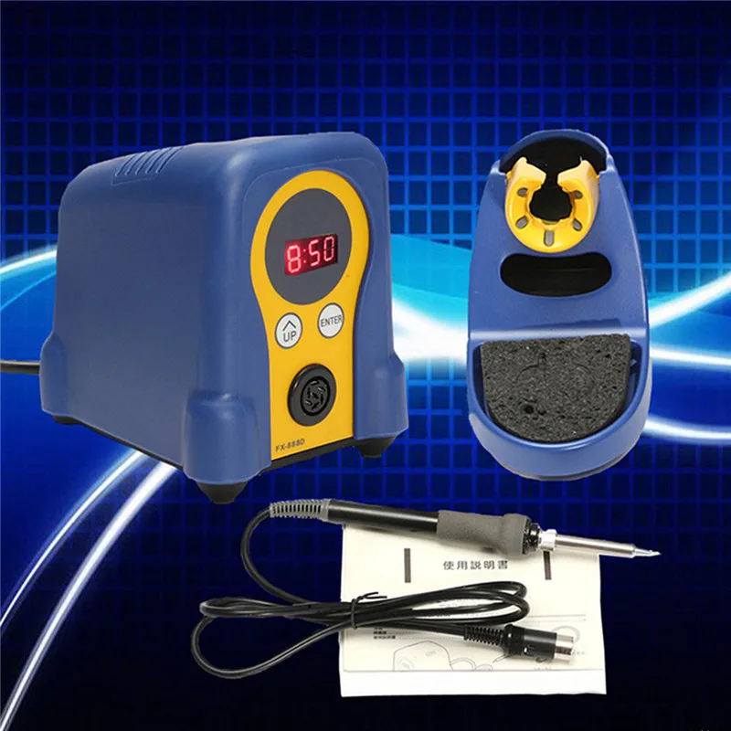 

Digital Soldering Station Iron With Stand Repair Tool 70W 220V  Adjustable Temperature Control Durable Quality