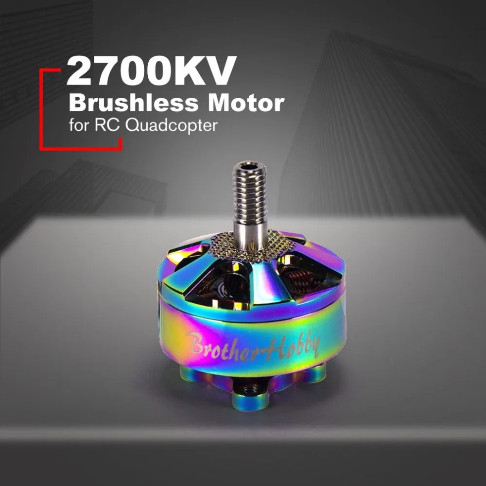 

Brotherhobby Returner R6 2207 2700KV 4-5S Brushless Motor for RC Camera Drone FPV Racing Quadcopter Glider Plane Spare Parts