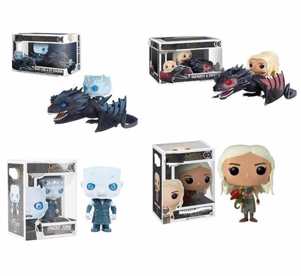 Игра престолов экшн-фигурка игрушки dazenery Night King dragon Jon Snow Tyrion призрака ПВХ