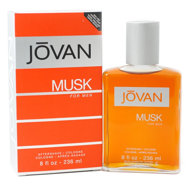 JOVAN MUSK by Coty for Men AFTERSHAVE/ COLOGNE SPLASH 8.0 oz / 240 ml