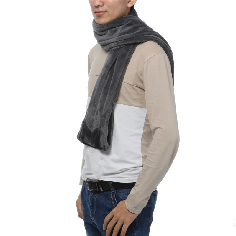  Unisex Winter Electric Heating Adjustable Warming Shawl Neck Scarf Outdoor handkerchief women's sca