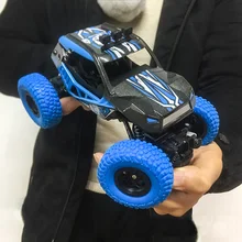 4WD Электрический 2,4G RC автомобиль Рок Гусеничный пульт дистанционного управления игрушечные машинки на радиоуправлении led 4x4 привод внедорожные игрушки для мальчика Детский подарок