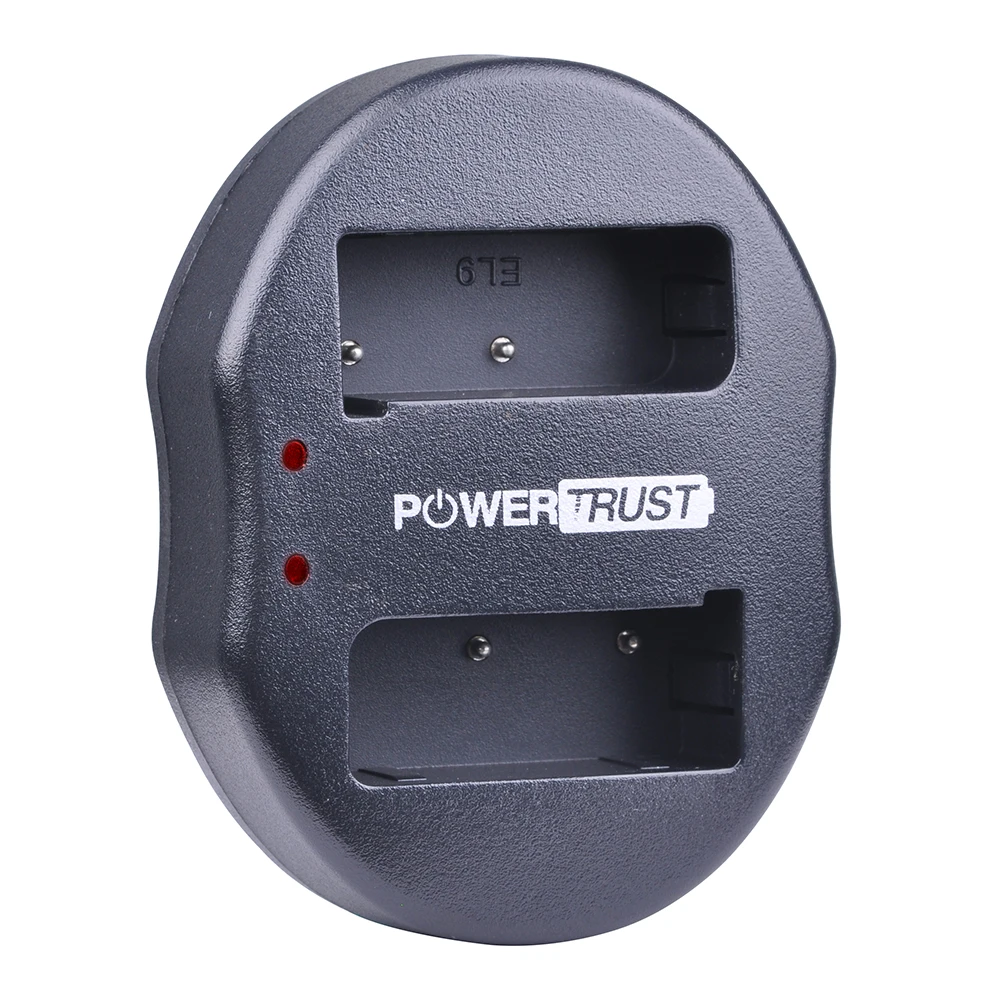 PowerTrust 2 шт. 2400 мА/ч, EN-EL9 EN-EL9a RU EL9 RU EL9a батареи+ Dual USB Зарядное устройство для Nikon ENEL9 D40 D60 D40X D5000 D3000