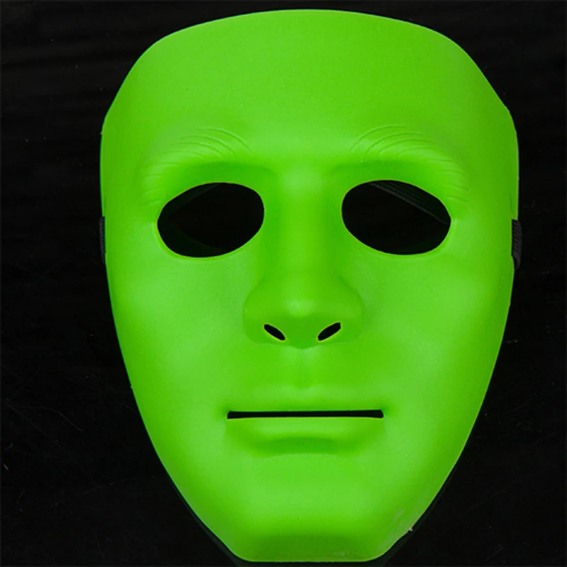 4 цветов JabbaWockeeZ маски half поверхности пластмасса обычная костюм ну вечеринку
