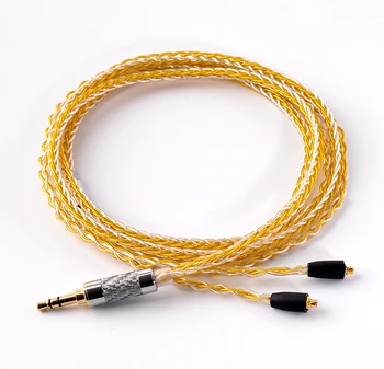 OKCSC 8 Core MMCX Cable 7N Gold Silver Mixed Upgrade Cable Cord for Shure SE846, SE535, SE315, SE215, UE9002
OKCSC 8 Core MMCX Cable 7N Gold Silver Mixed Upgrade Cable Cord for Shure SE846, SE535, SE315, SE215, UE9002