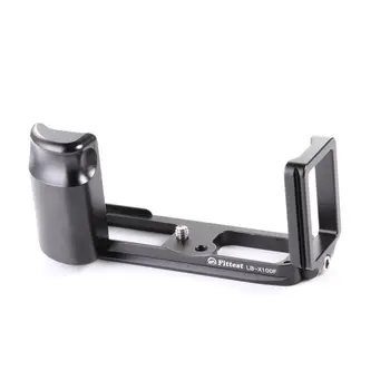 

Quick Release QR Vertical L Bracket Plate Holder Hand Grip for Fuji Fujifilm X100F Camera ARCA Swiss Tripod