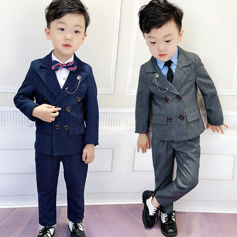 

Boys Blazer Baby Boys Suit 2019 Coat Pants 2 Piece Boy Suits Formal For Wedding Chlidren Clothing Wedding Suits Blazer Boy
