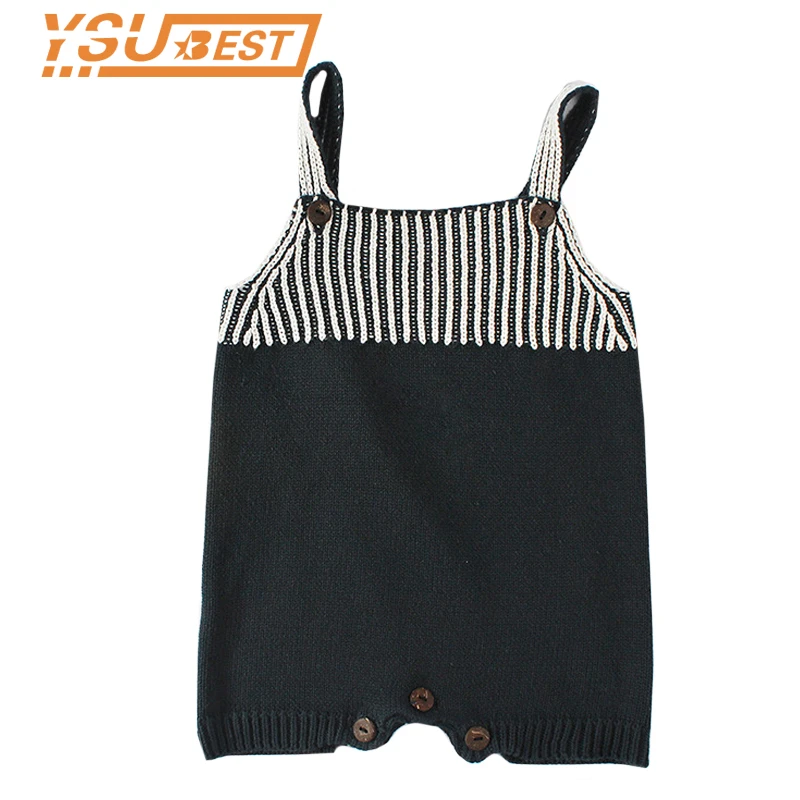 2019 Baby Bodysuits Sleeveless Baby Boys Clothing Toddler Baby Outerwear Knitted Baby Boys