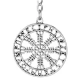 1 шт. Vegvisir компас Odin символ Руна брелок-Шарм лучший друг подарок Norse ювелирные изделия в стиле викингов