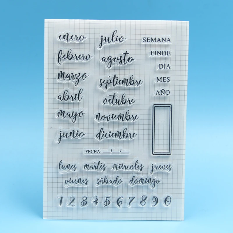 

Spanish Transparent Clear Stamp for DIY scrapbooking/Card Making