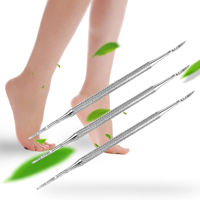 Уход за ногтями на ногах крючок вросший двусторонний вросший коррекция носка Лифтер файл маникюр педикюр ногти чистые инструменты