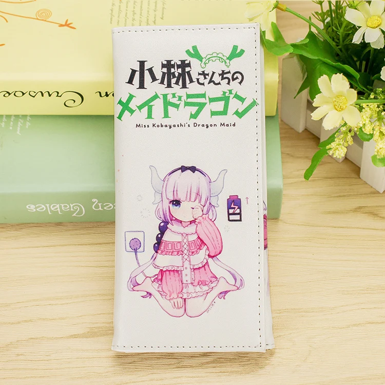

Miss Kobayashi's Dragon/Kobayashi-san Chi no Maid Dragon Manga cartoo Tohru KannaKamuy cute cartoon printing PU woman Wallet