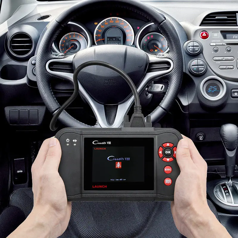 LAUNCH X431 Creader VII + OBD2 автомобильный сканер кодов автоматический диагностический