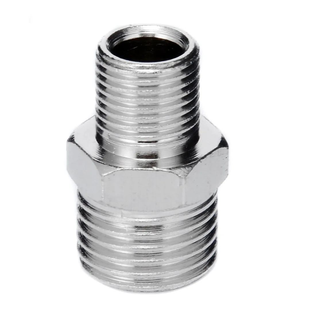 1pc Silver Airbrush Hose Adaptor Fitting Connector 1/4